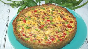 Отличная Запеканка на картофельной основе на обед.