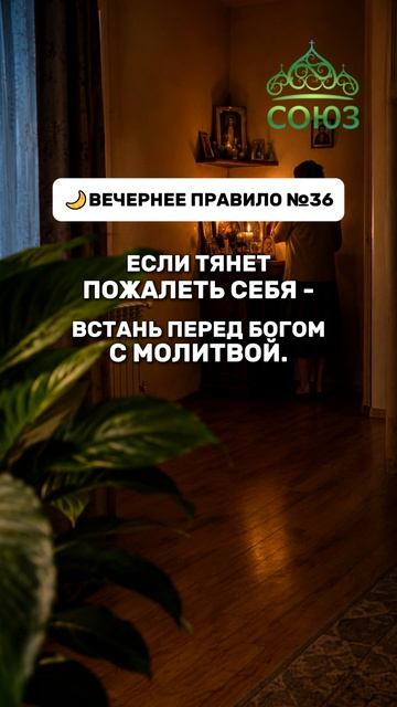 Вечернее правило 36