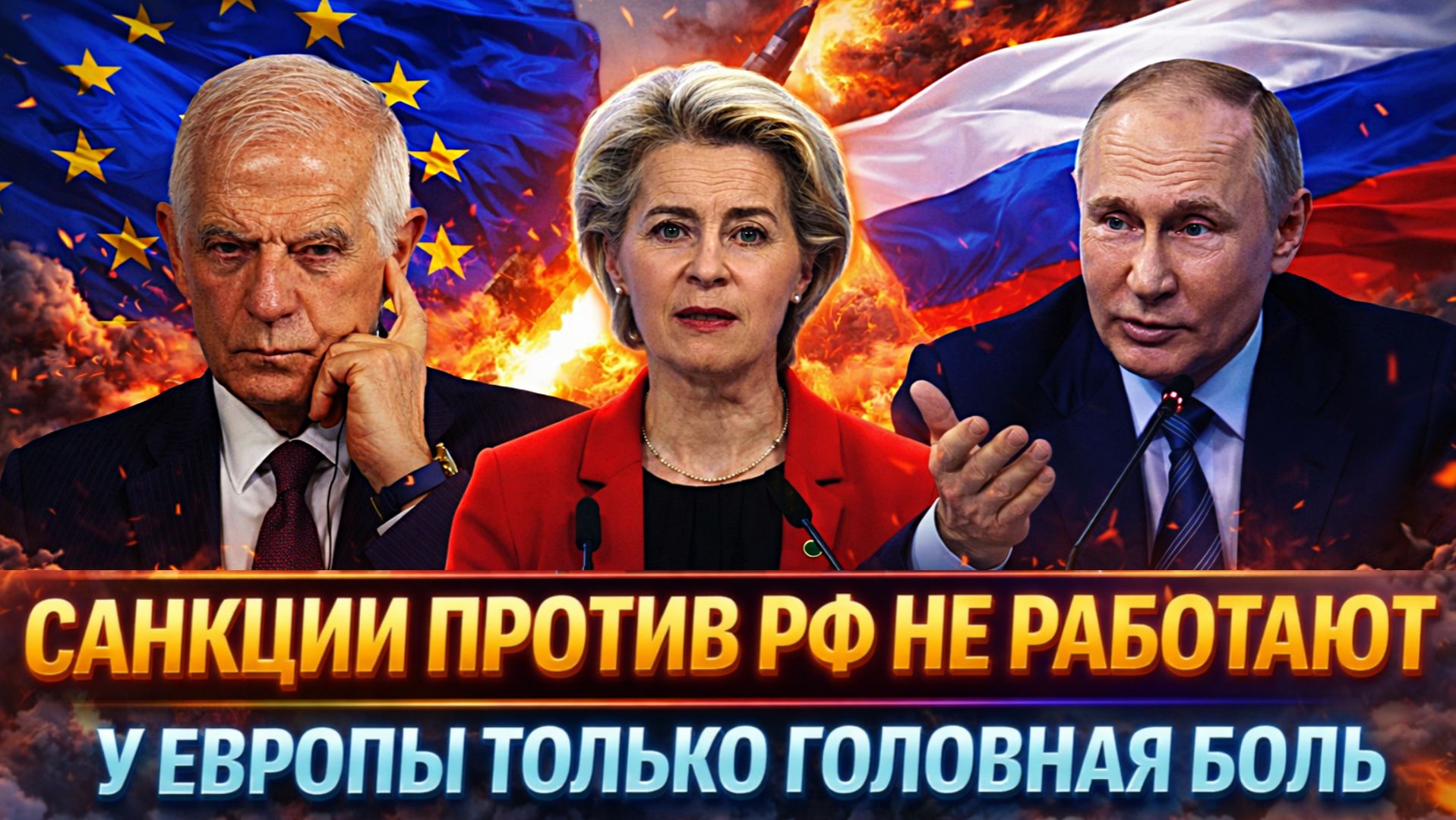 Санкции против России не работают// Путин доставил Европе головную боль! Зеленскому такое не снилось смотреть онлайн