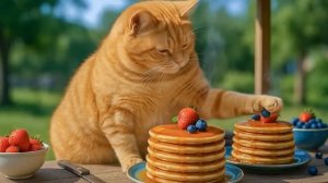 Мама-кошка подстригает шерсть на ферме и делает тигровую шапку для котят дома🐾🎩🐯