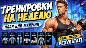 Тренировки на неделю в тренажерном зале