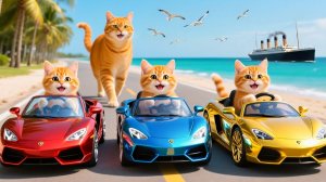 Мама-кошка подстригает шерсть на ферме и делает тигровую шапку для котят дома🐾🎩🐯