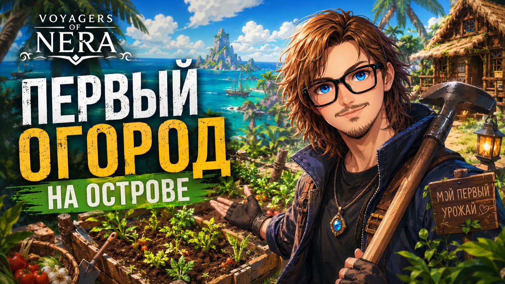 СОЗДАЛ ПЕРВЫЙ ОГОРОД НА ОСТРОВЕ |  Voyagers Of Nera
