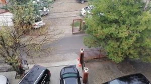 Тропический ливень в Ольгинке Краснодарского края. Затопило улицы.
