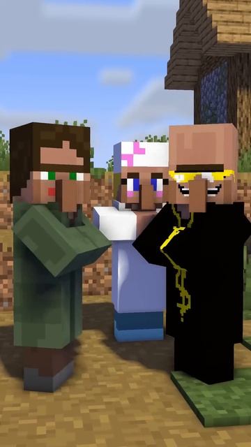 МЕСТЬ ДЕВУШКИ-ЖИТЕЛЬНИЦЫ 😱🔥 #minecraft #shorts