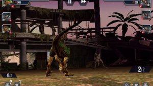 Прошла схватку для рапторов, « Я играю в Jurassic world the Game «