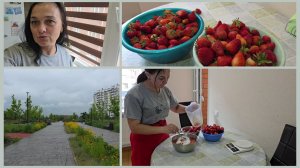 345 Жизнь на юге.  ПЕРВЫЙ ДЕНЬ ЛЕТА. СОБИРАЕМ ВЁДРАМИ. ПРИГОТОВИЛА ВКУСНЫЙ УЖИН.