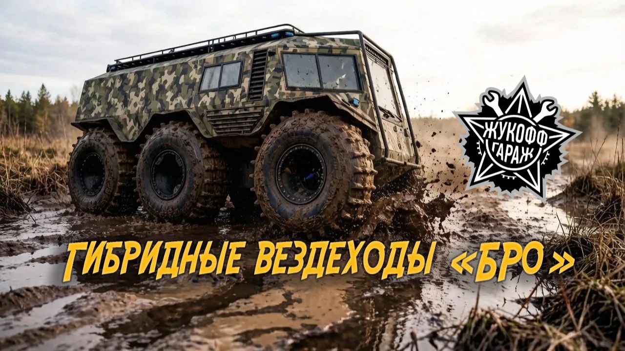 Гибридные вездеходы "БРо" 6WD смотреть онлайн