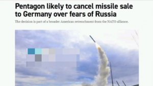 ‼️🇺🇸🇩🇪Пентагон отменит поставки ракет Tomahawk в Германию, потому что