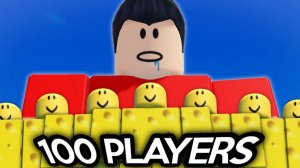 РОБЛОКС Никокадо Авокадо Мукбанг фастфуд, но он из 100 игроков! Анимация Роблокс. Мультики для детей