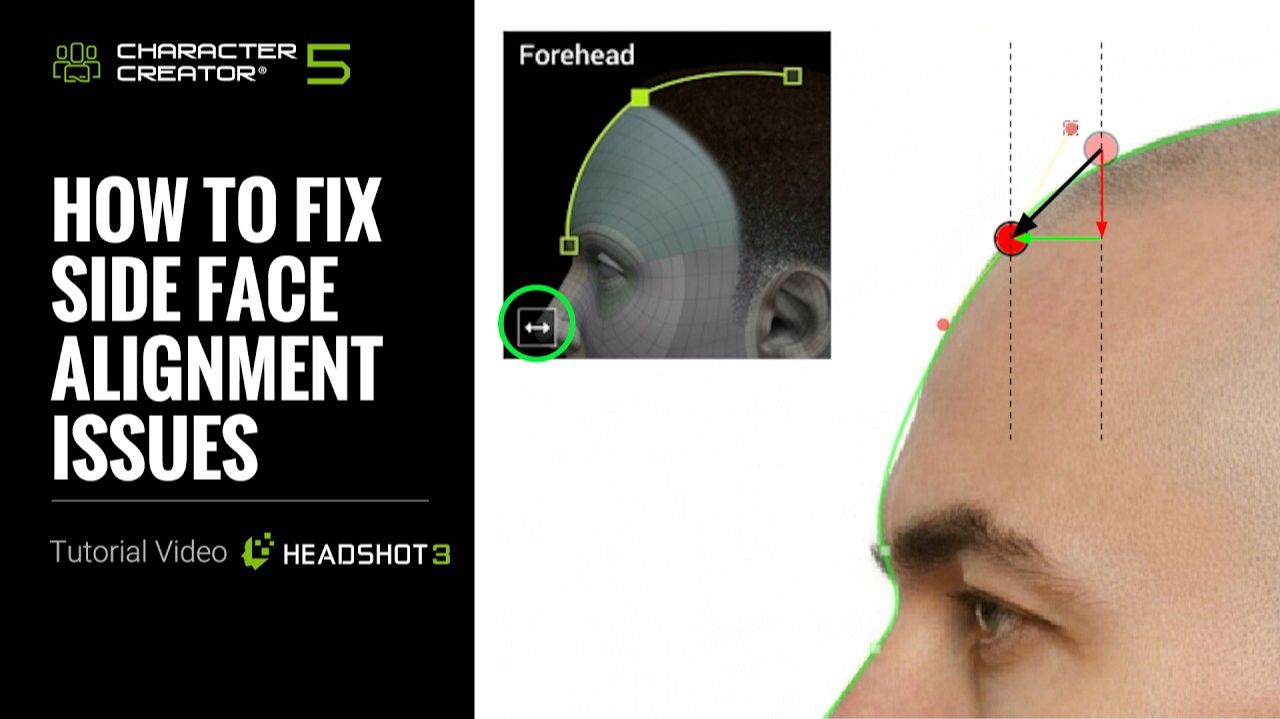 Почему не работает выравнивание профиля? Исправляем боковой вид в Headshot 3!