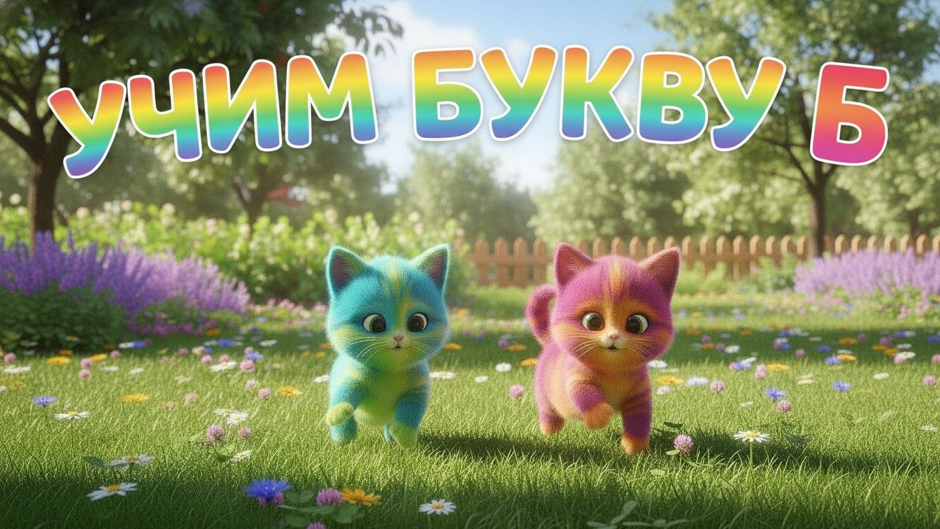 Учим буквы. Буква Б. Алфавит для детей. Азбука. Обучающие мультики для детей. Букварь. Мультики.