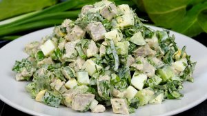 Весной на даче обязательно готовлю салат «Весенний огородик» - Роскошный вкус за 10 минут