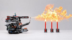 Я построил машинку из конструктора LEGO, Которая обновляется каждый раз, когда зажигает свечу