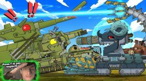 Гипнос vs Кв-6 и АртаМонстр - Реакция на HomeAnimations - Мультики про Танки Геранд Анимация ! ?