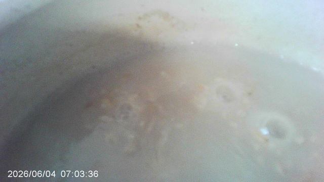 Завершаю варить овсяную кашу (разварившаяся крупа, густая каша)
