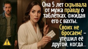 Она скрывала правду о таблетках, годами ожидая мужа с вахты. Своих не бросаем! - утешил её другой...