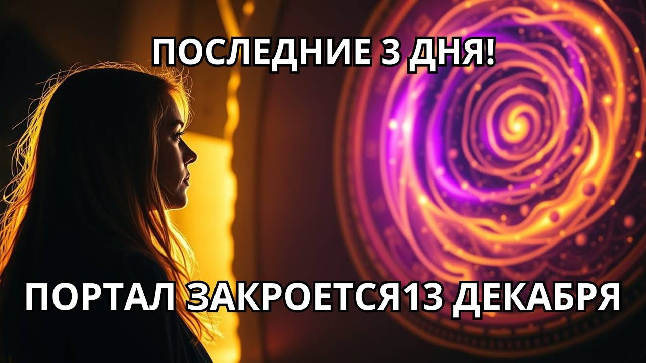 10-13 ДЕКАБРЯ ПОРТАЛ НОВОЛУНИЯ — УСПЕЙ, ПОКА НЕ ПОЗДНО! ПОСЛЕДНИЕ 3 ДНЯ! смотреть онлайн