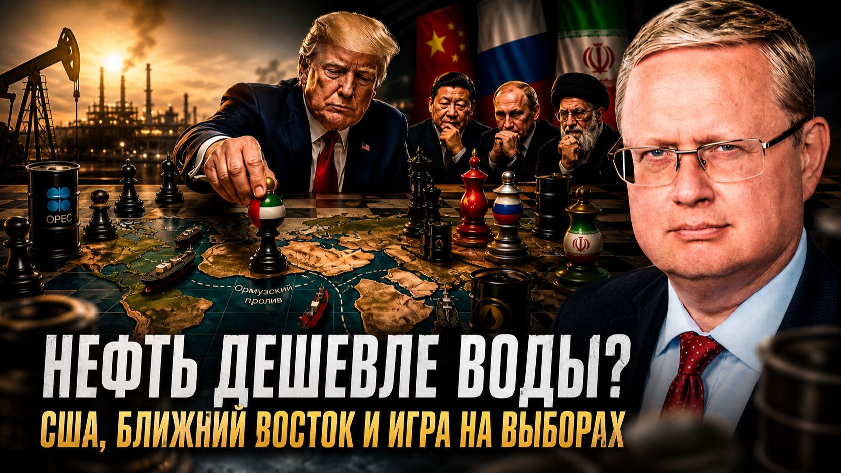 Михаил Делягин | Нефть дешевле воды- США, Ближний Восток и игра на выборах смотреть онлайн