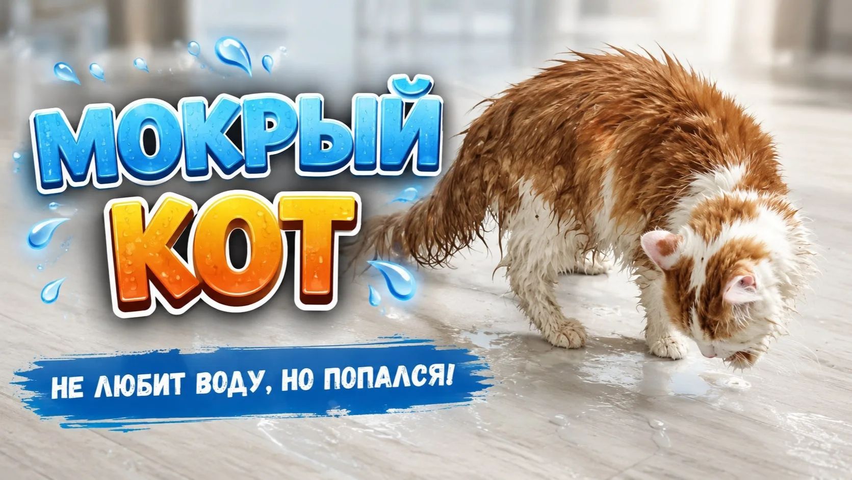 Мокрый кот