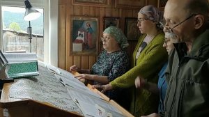 Служба в честь праздника Святой Троицы.