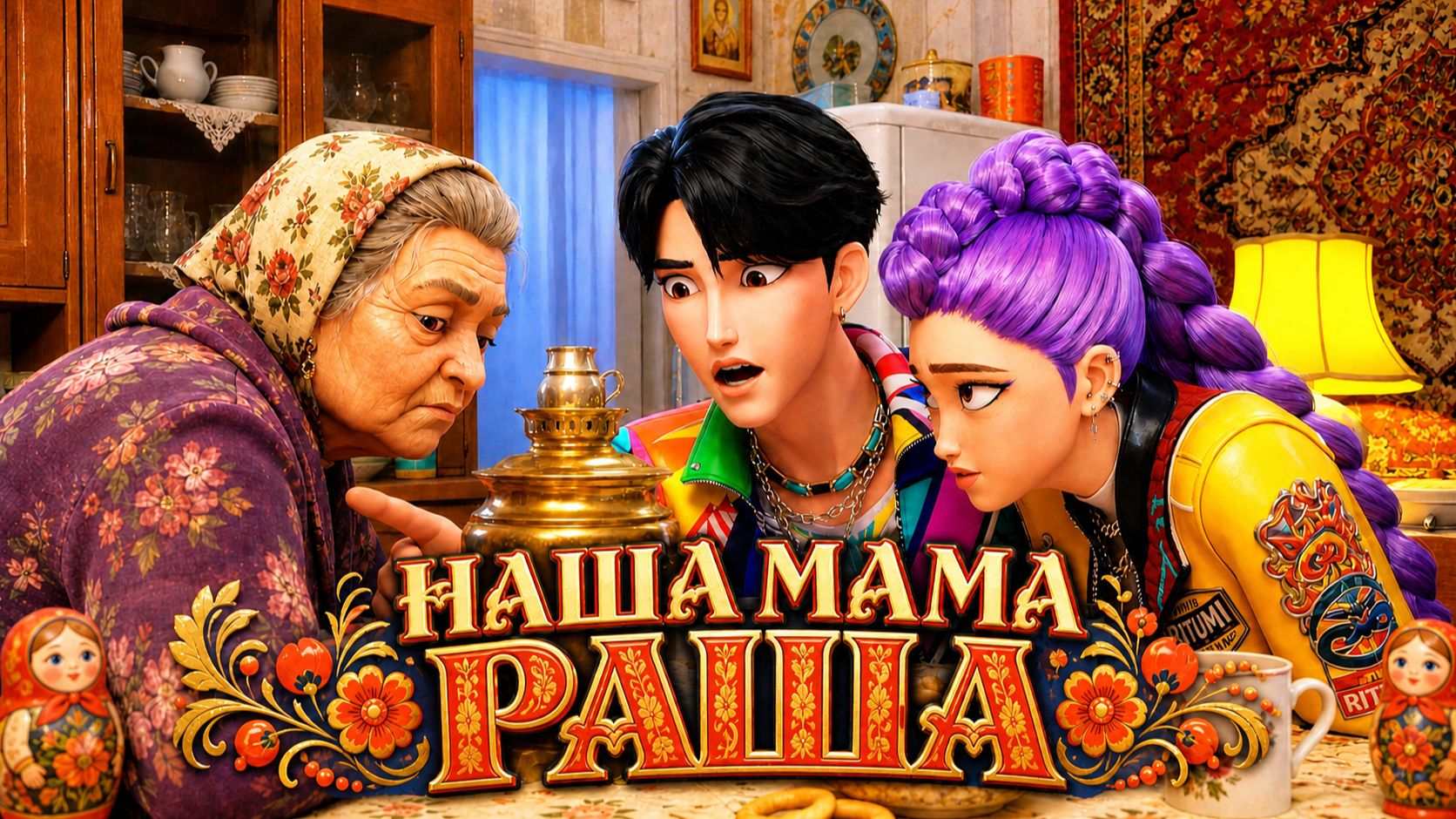 ОНИ В ШОКЕ ОТ РОССИИ! 😱 Huntrix — Mama Russia (Official Video) смотреть онлайн