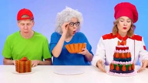 Кулинарный Челлендж# Я против Бабушки # Удивительные Кухонные Рецепты ч. 2