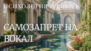 Характер и вокал, самозапрет на вокал