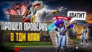 ПРОШЕЛ ТДМ ПРОВЕРКУ В КЛАН⁉️ ТДМ-УНИЖАТОРЫ ТОКСИКИ ЛОКАЛКИ🔥(PUBG MOBILE 3.9)