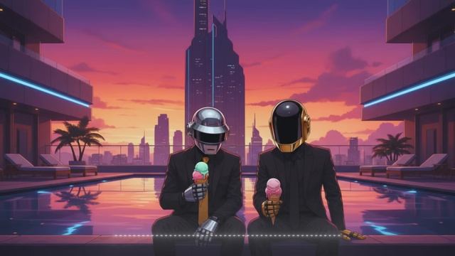 Daft Punk Digital Paradise Boogie 🌴🤖 ｜ Chill Disco, Tropical Funk, Nu-Disco Playlist