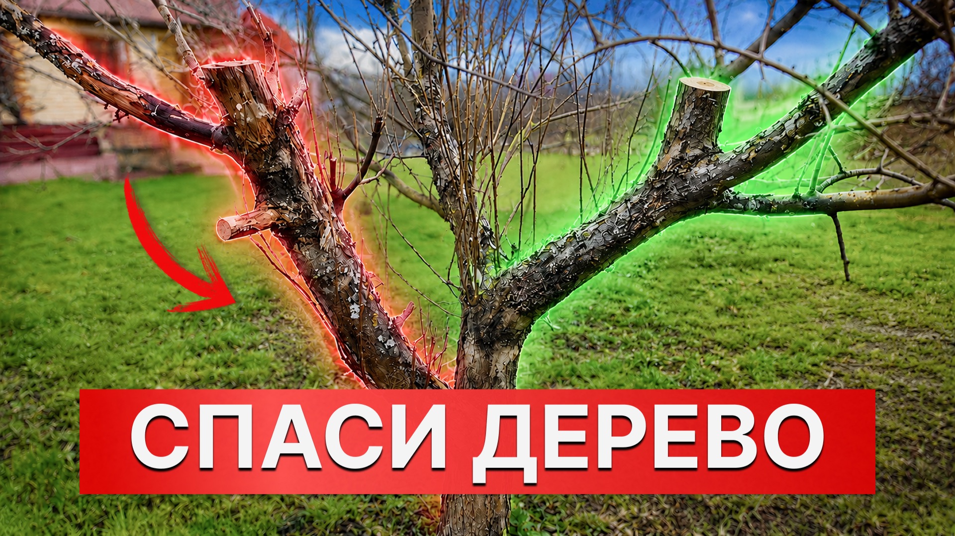ОБРЕЗКА БЕЗ ОШИБОК! Прием СПАСАЕТ дерево от болезни смотреть онлайн