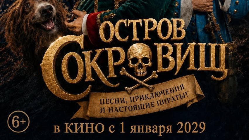 в России экранизируют ОСТРОВ СОКРОВИЩ - Предполагаемая премьера 1 января 2029 года Новости Кино
