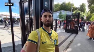 Бразильские болельщики поддерживают Жоао Фонсеку, несмотря на его ранний вылет с Ролан Гаррос