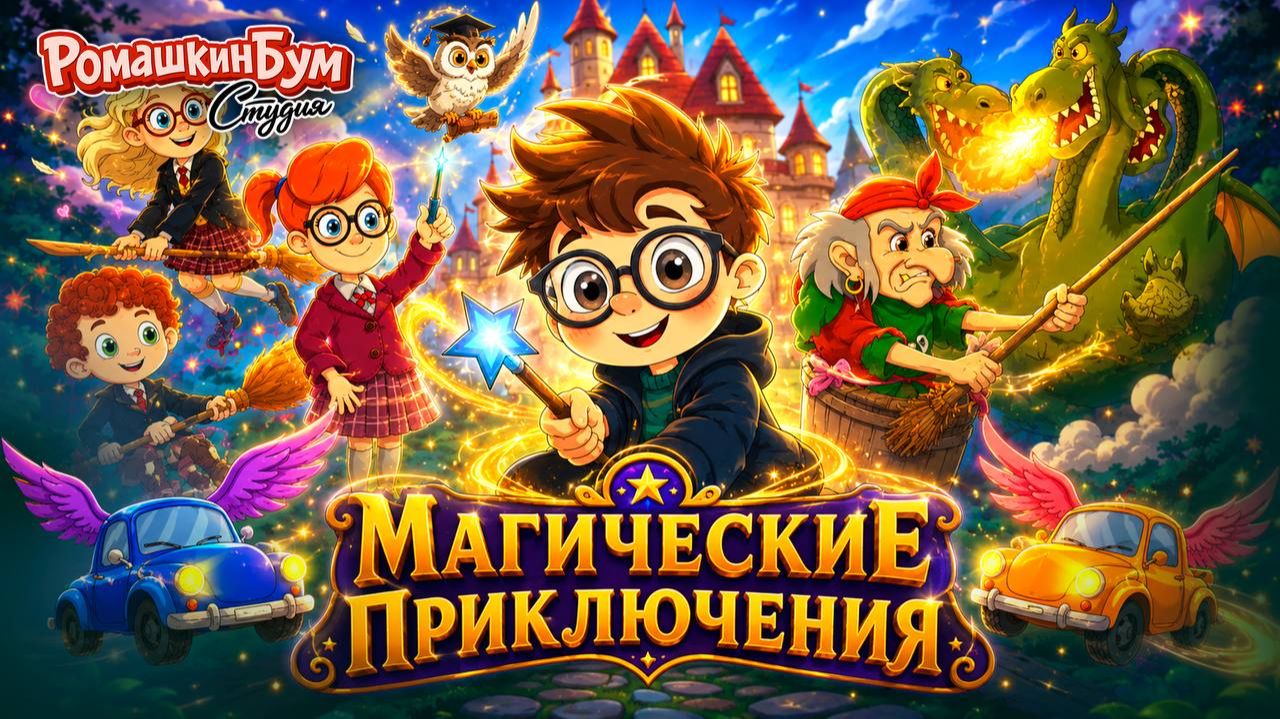 Песенка про Лето и каникулы. Смотрим на магические  приключения в школе Волшебства.