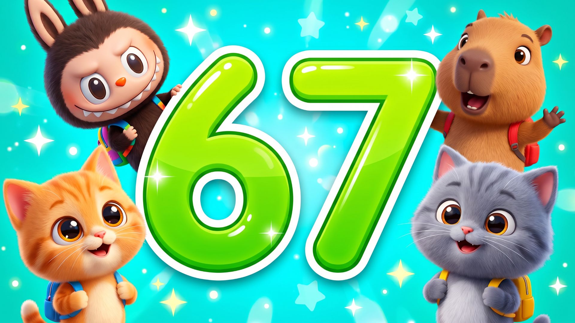 🎬 67 — СИКС СЕВЕН. 😂🎉 СМЕШНОЙ МУЛЬТИК ДЛЯ ДЕТЕЙ смотреть онлайн