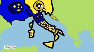 История Италии на карте