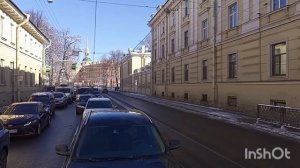 поездка на экскурсионном трамвае маршрут Т5 По улицам Санкт-петербурга+Факты о СПб    2 часть