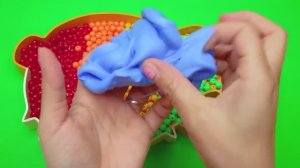 Залипательный ASMR Делаем ананасовую ванну из слайма, желе