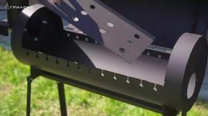 Смокер-Гриль 4 в 1 круглое исполнение