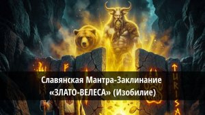⚡️ Славянская Мантра-Заклинание - ЗЛАТО-ВЕЛЕСА (Изобилие)