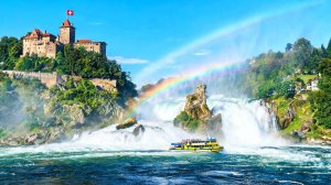 Switzerland, Rheinfall - Europe’s Largest Waterfall