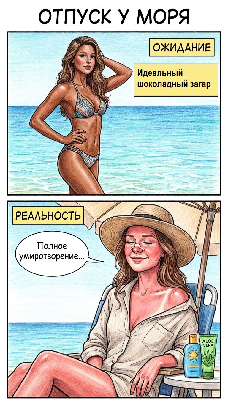 Морской отдых? Да, это моё! Облаков-кочевников ловить...