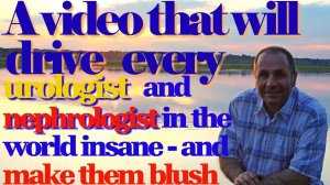 Video that will drive every urologist and nephrologist in the world insane-and make them blush