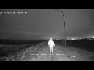 Hikvision DS-2CD1047G3H-LIU -  4 Мп - 2.8 мм - 104° - микрофон - ColorVu 3.0 - пример записи