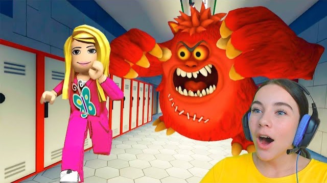 ПОБЕГ ИЗ ШКОЛЫ МОНСТР в ROBLOX! смотреть онлайн