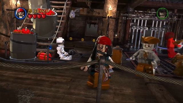 LEGO Pirates Of The Caribbean Месть королевы анны прохождение (PC) #17