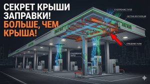 Почему огромный навес на заправках строят вовсе не от дождя: секрет, о котором вы не знали
