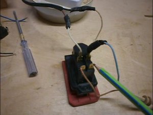 магнитная кнопка KJD 17B/230V, подключение