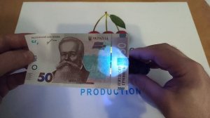 Светодиодный ультрафиолетовый фонарик UV-365nm.