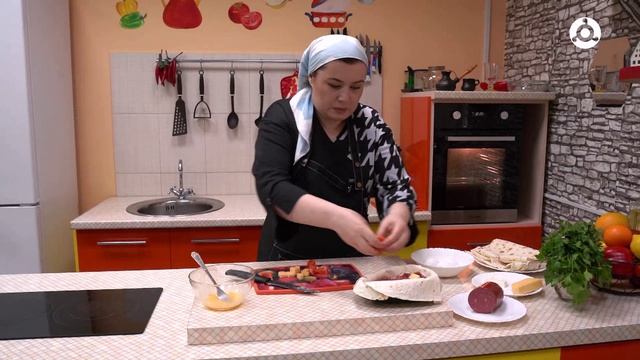 Утреннее меню. Готовим яичницу в лаваше в духовке